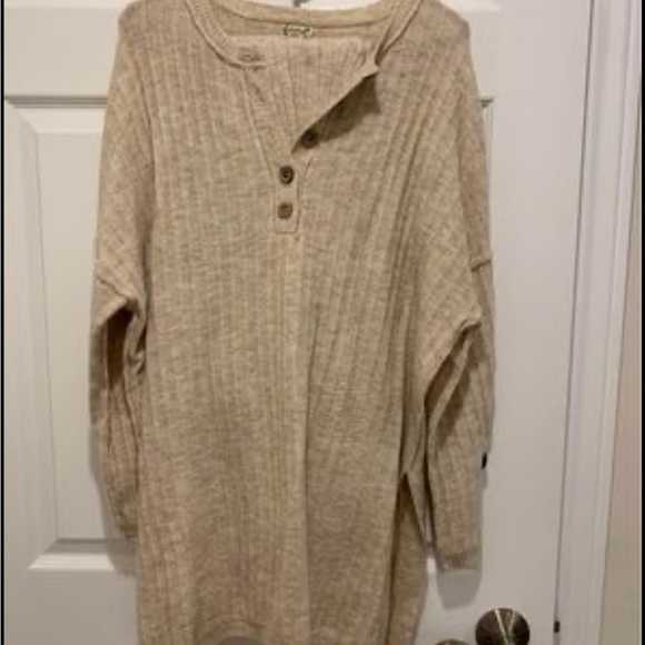 Free People around the clock set in Oatmeal - Picture 2 of 4